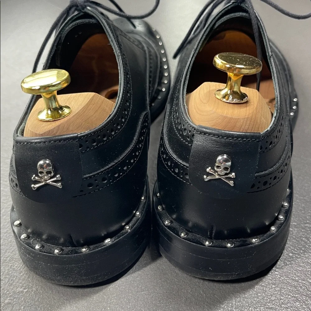 PHILIPP PLEIN Mens Black Leather City Shoes 